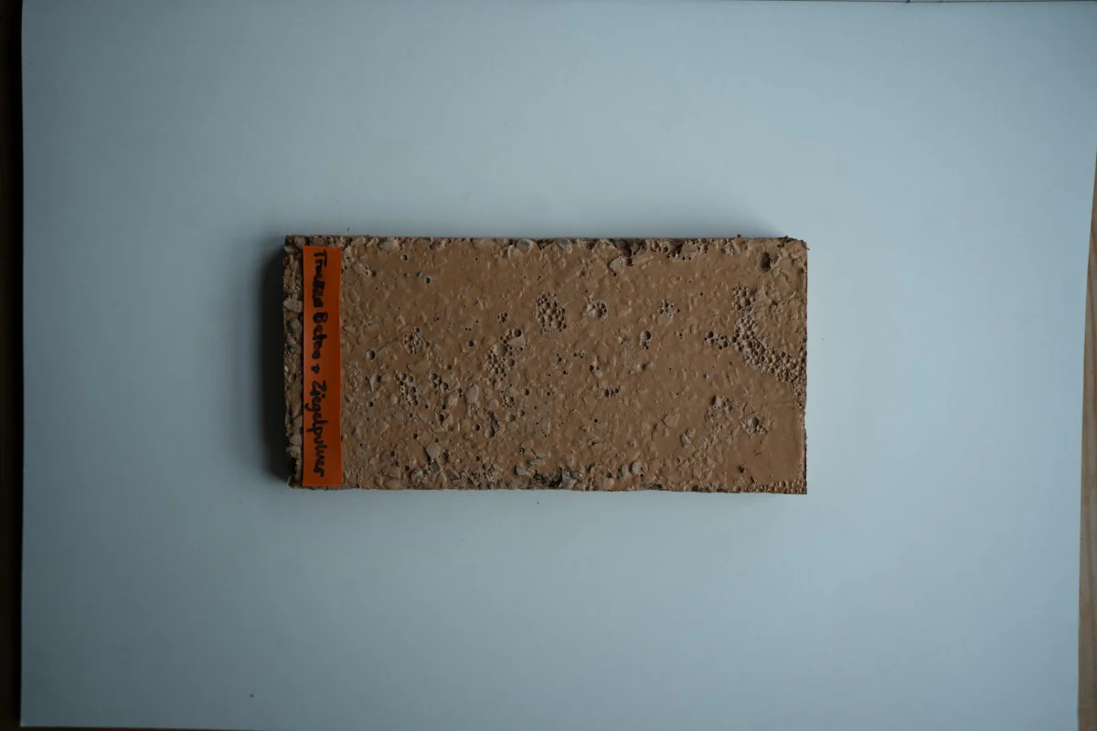 Cast material sample