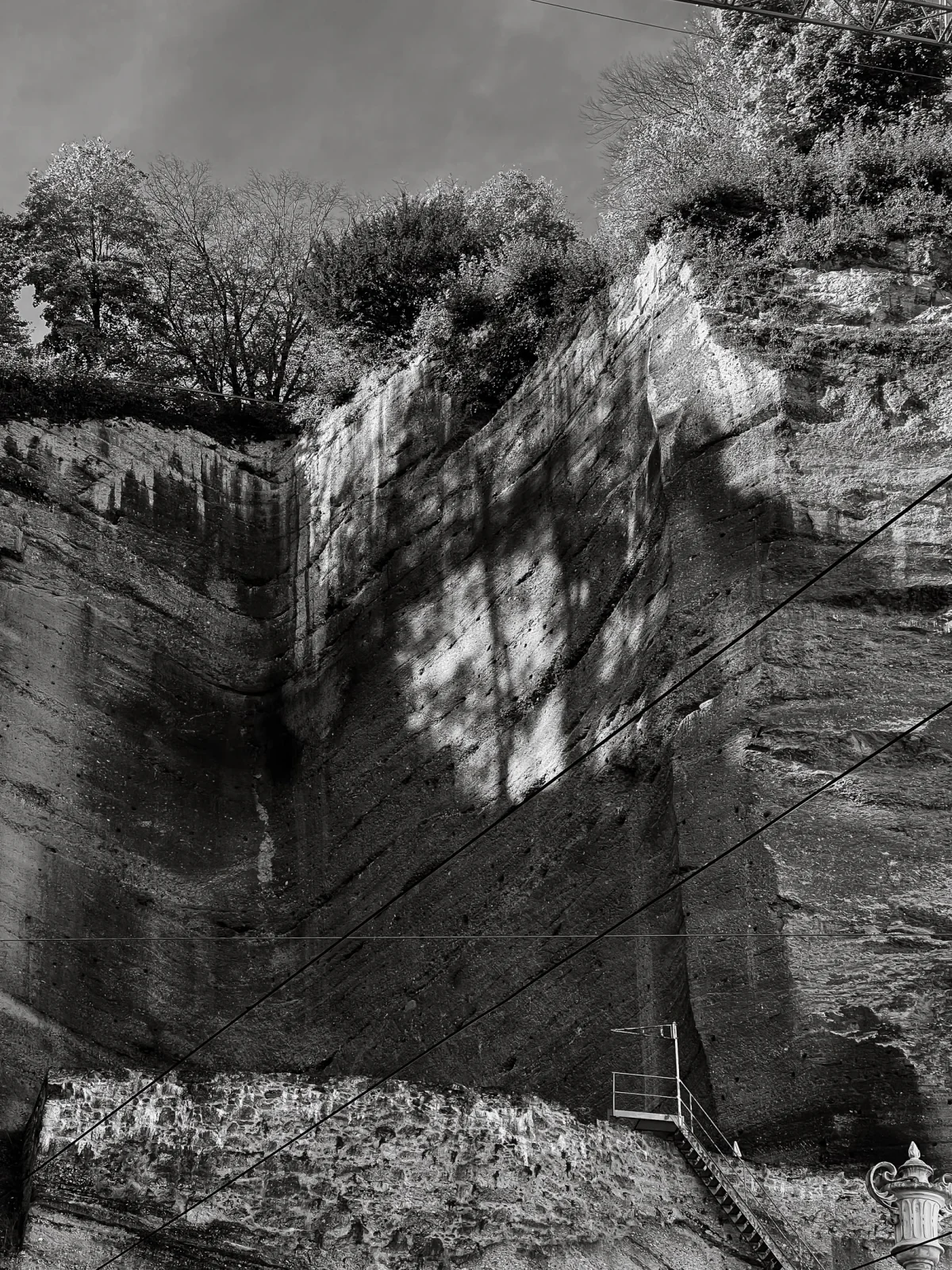 Quarry wall of the Mönchsberg